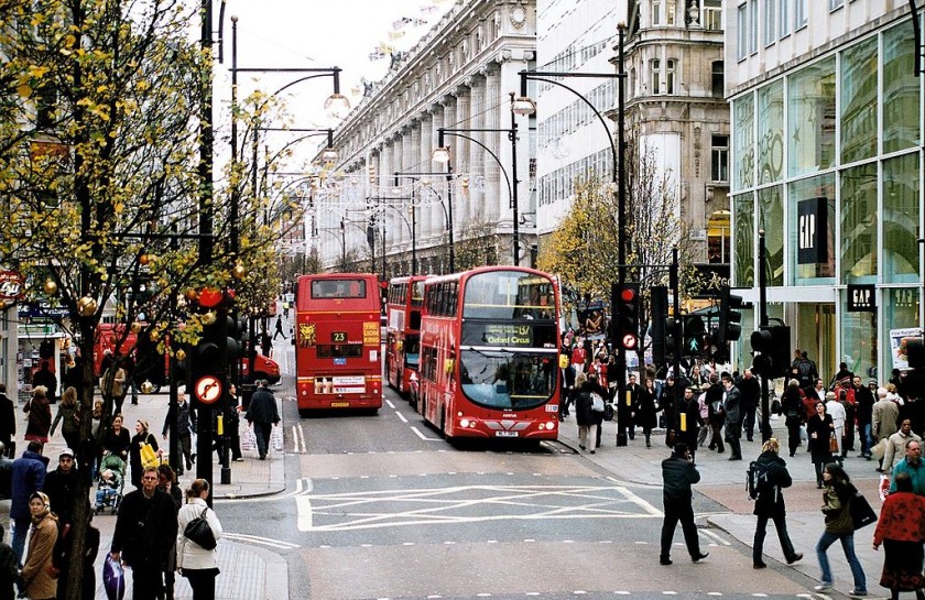 Oxford Street Compras em Londres Mundo em Prosa